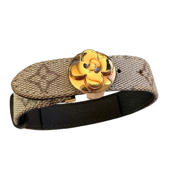 Louis Vuitton Monogram Mini Lin Good Luck Wish Bracelet - Picture 1 of 12